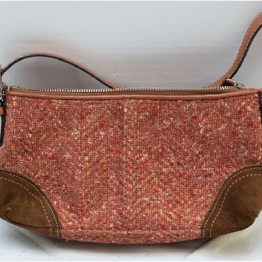 COACH, CLASSIC TWEED HANDBAG, F0771-F11213, SCARO, Excellent!